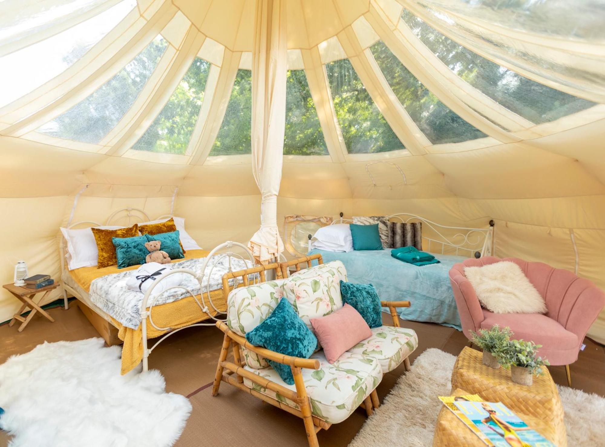 Stargazer Glamping Uk Andromeda 6 People Hotel Ross-on-Wye Buitenkant foto